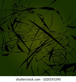 Abstract geometric pattern, texture. Random, chaotic pattern element