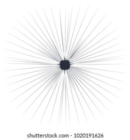 Abstract geometric pattern, texture. Random, chaotic pattern element