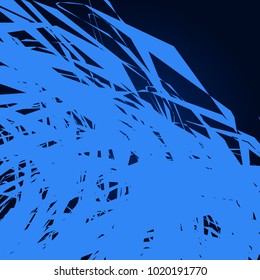 Abstract geometric pattern, texture. Random, chaotic pattern element