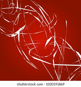 Abstract geometric pattern, texture. Random, chaotic pattern element