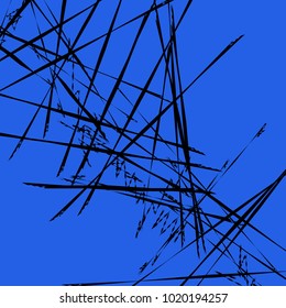 Abstract geometric pattern, texture. Random, chaotic pattern element