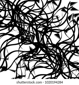 Abstract geometric pattern, texture. Random, chaotic pattern element