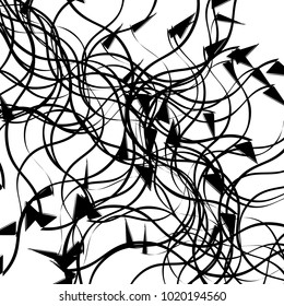 Abstract geometric pattern, texture. Random, chaotic pattern element