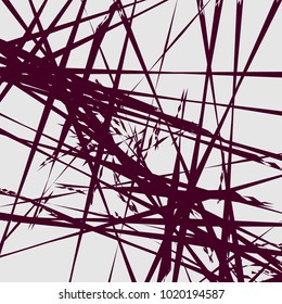 Abstract geometric pattern, texture. Random, chaotic pattern element