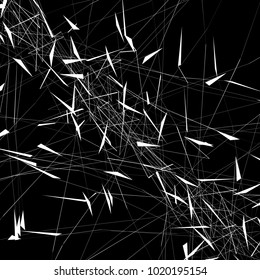 Abstract geometric pattern, texture. Random, chaotic pattern element