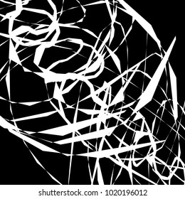 Abstract geometric pattern, texture. Random, chaotic pattern element