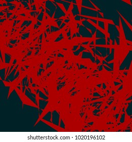 Abstract geometric pattern, texture. Random, chaotic pattern element