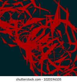 Abstract geometric pattern, texture. Random, chaotic pattern element