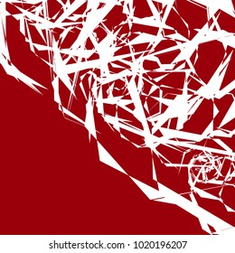 Abstract geometric pattern, texture. Random, chaotic pattern element