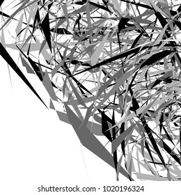 Abstract geometric pattern, texture. Random, chaotic pattern element