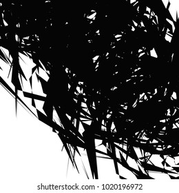 Abstract geometric pattern, texture. Random, chaotic pattern element