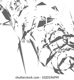 Abstract geometric pattern, texture. Random, chaotic pattern element