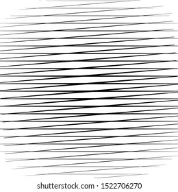 Abstract geometric pattern, texture of random, chaotic lines. Horizontal straight, parallel stripes background
