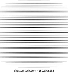 Abstract geometric pattern, texture of random, chaotic lines. Horizontal straight, parallel stripes background
