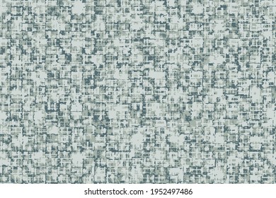 Abstract geometric pattern. Textured old pattern as background. Dark and Light Green Geometric texture pattern.