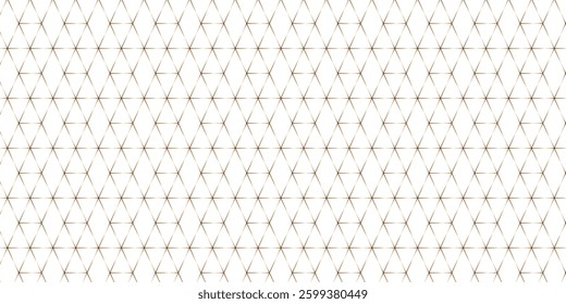 Abstract geometric pattern with triangle, lines and stripes on white background. A seamless vector background. Graphic modern pattern. White and gold pattern.