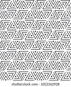 Abstract geometric pattern with triangle shape