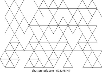 Abstract geometric pattern with triangle shape