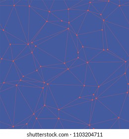 Abstract Geometric pattern with Triangles in geometry lines form. Seamless texture, can be used for background.Vector Illustration.