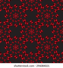 abstract geometric pattern of triangles - vector illustration