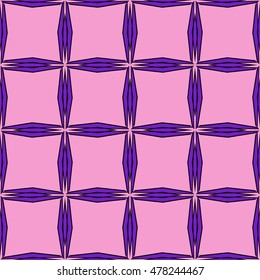 abstract geometric pattern of triangular and square elements. pink, purple color. Seamless vector illustration. for design, wallpaper, printing