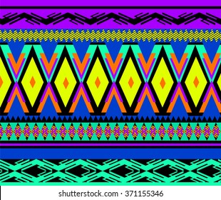 Abstract geometric pattern. Tribal style pattern with triangle and line