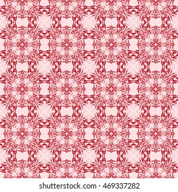 abstract geometric pattern of the various shapes and lines. vector illustration. seamless texture. pink color. for the design, printing, interior decoration, Wallpaper