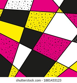Abstract geometric pattern. Vector artistic illustration.