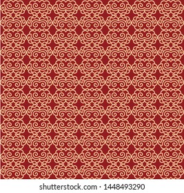 Abstract Geometric pattern vector background. Trendy Ornament for fabric, wallpaper, packaging, wrapping, decorative print, and wall.