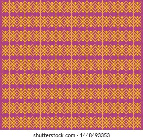 Abstract Geometric pattern vector background. Trendy Ornament for fabric, wallpaper, packaging, wrapping, decorative print, and wall.