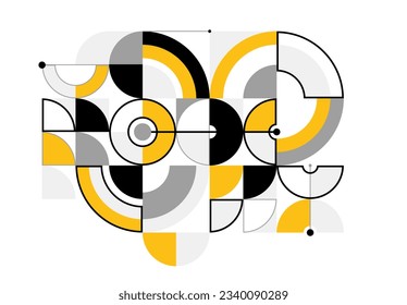 Abstract geometric pattern vector background isolated, tech style engine looks like composition, engineering draft style pattern, mechanism.