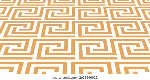 Abstract geometric pattern. Vector background. White and golden ornament. Graphic modern pattern. Simple lattice graphic design
