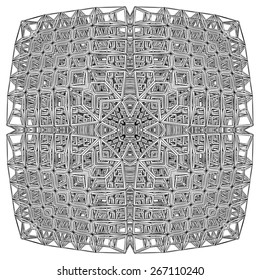Abstract geometric pattern. Vector design.