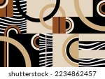 Abstract geometric pattern. Vector Illustration.
