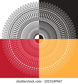 Abstract geometric pattern. Vector illustration.