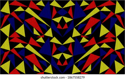 Abstract geometric pattern, vector illustration.