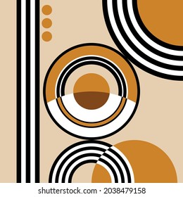Abstract geometric pattern. Vector Illustration.