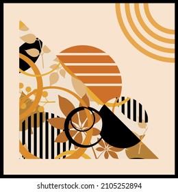 Abstract geometric pattern. Vector Illustration.