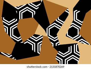 Abstract geometric pattern. Vector Illustration.