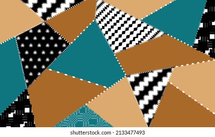Abstract geometric pattern. Vector Illustration.