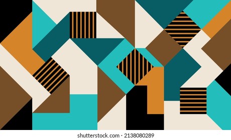 Abstract geometric pattern. Vector Illustration.