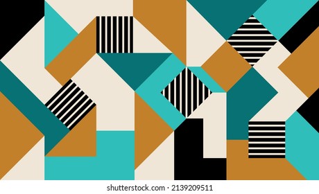 Abstract geometric pattern. Vector Illustration.