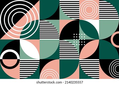 Abstract geometric pattern. Vector Illustration.