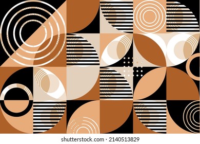 Abstract geometric pattern. Vector Illustration.
