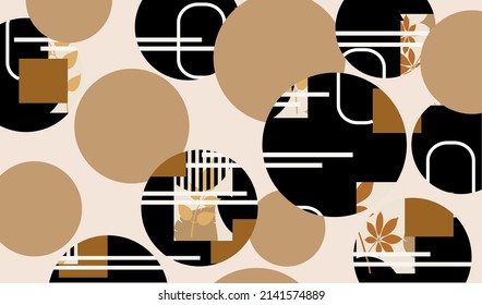 Abstract geometric pattern. Vector Illustration.