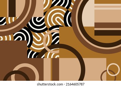 Abstract geometric pattern. Vector Illustration.