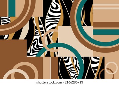 Abstract geometric pattern. Vector Illustration.