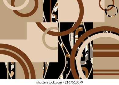 Abstract geometric pattern. Vector Illustration.
