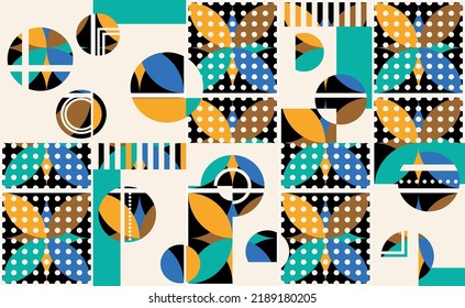 Abstract geometric pattern. Vector Illustration.