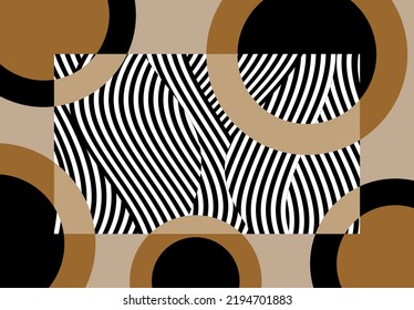 Abstract geometric pattern. Vector Illustration.